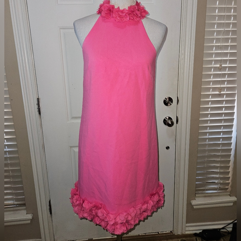Alex Marie floral trim dress size 4 - Picture 2 of 8